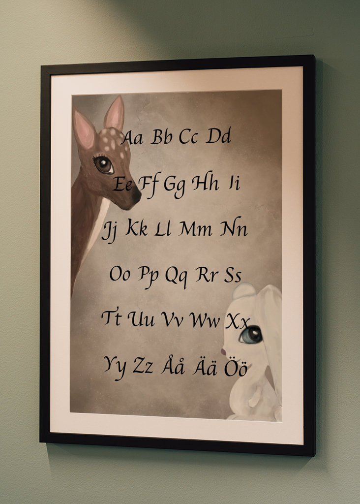Das Alphabet des Rehs und des Hasen