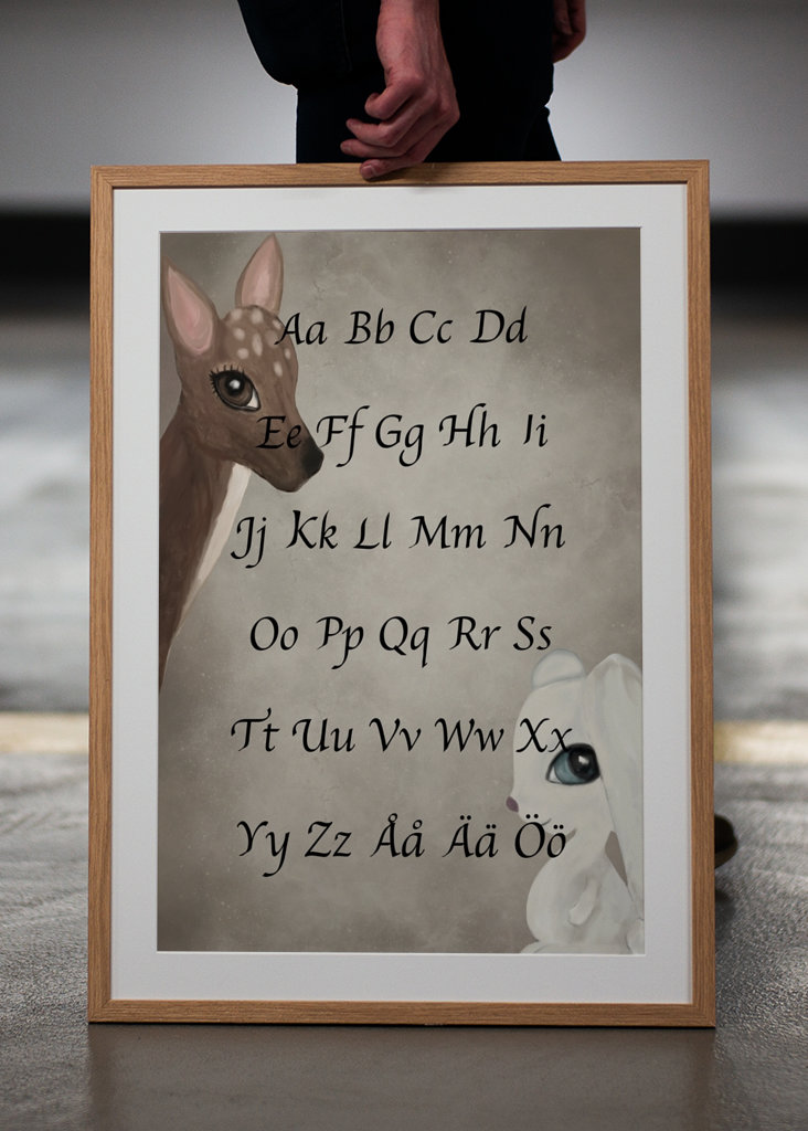Das Alphabet des Rehs und des Hasen