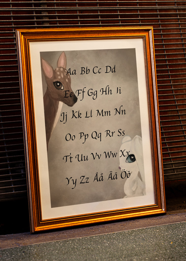 Das Alphabet des Rehs und des Hasen