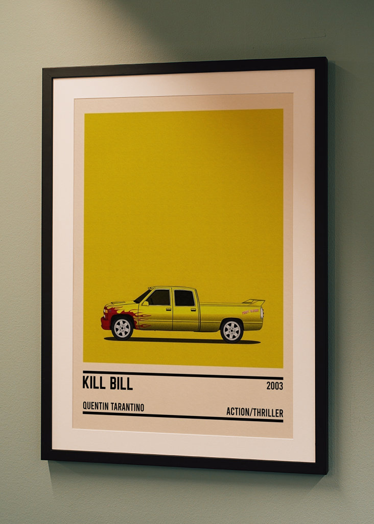 Kill Bill car movie Minimalist