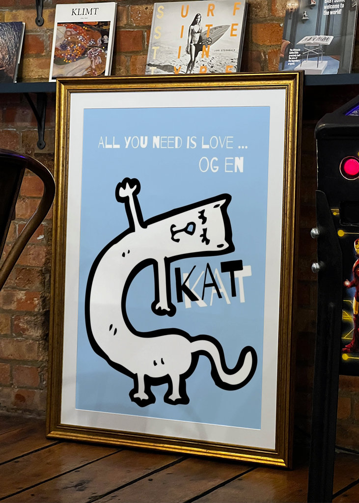 Tout ce dont tu as besoin, c’est d’amour, blå