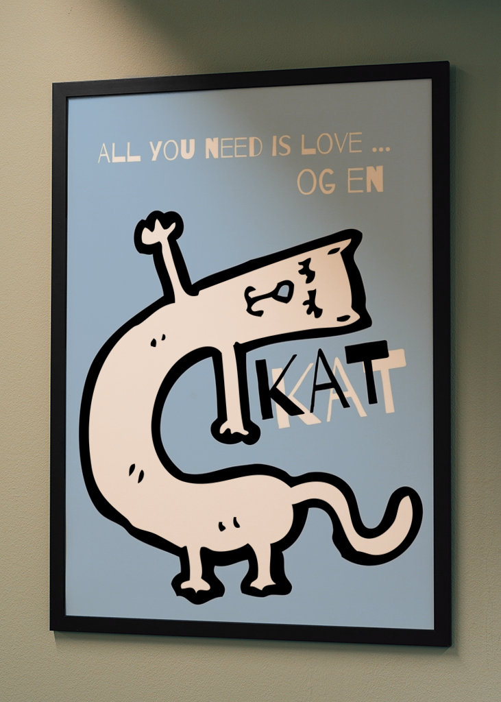 Tout ce dont tu as besoin, c’est d’amour, blå