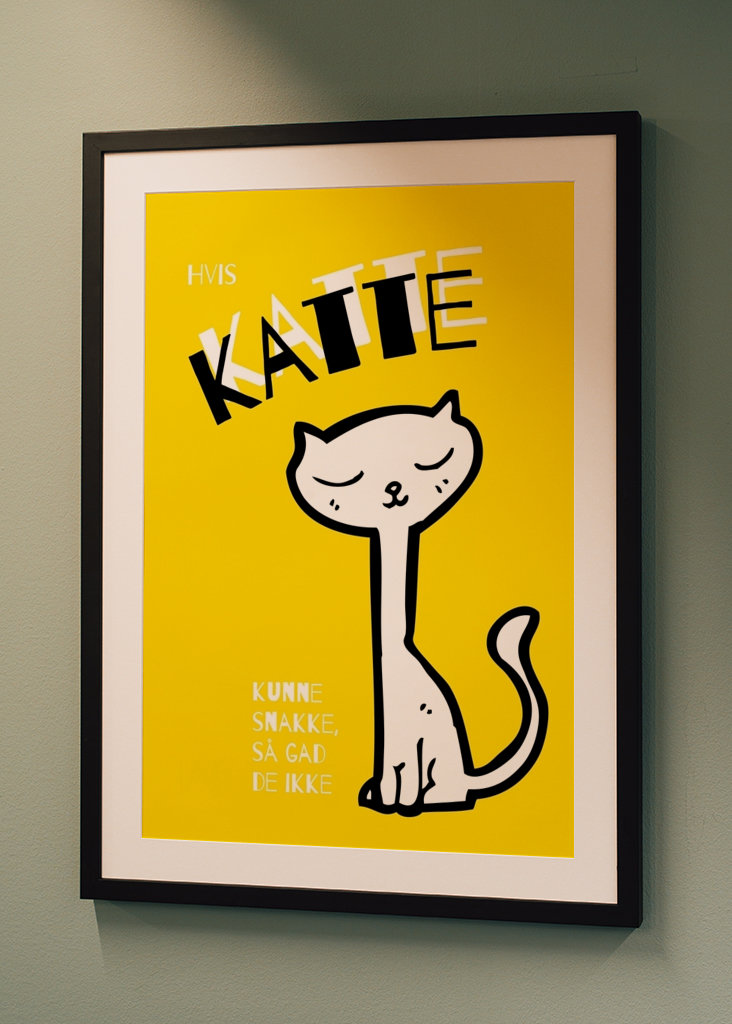 Wenn die Katze sprechen könnte, gelb