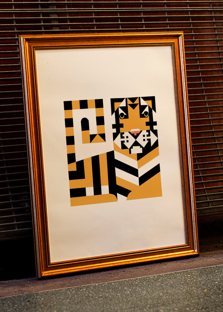 Tiger Modern Art