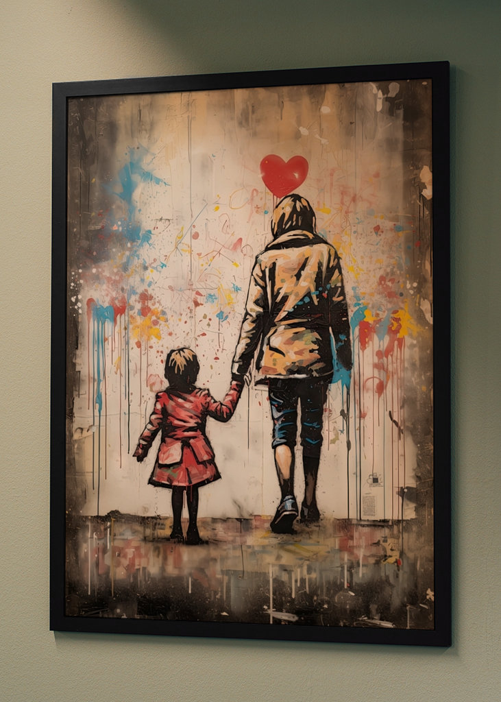 Mother and daugther - Banksy