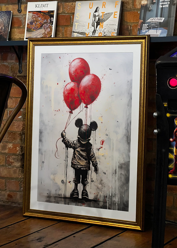 Souris avec ballon x Banksy