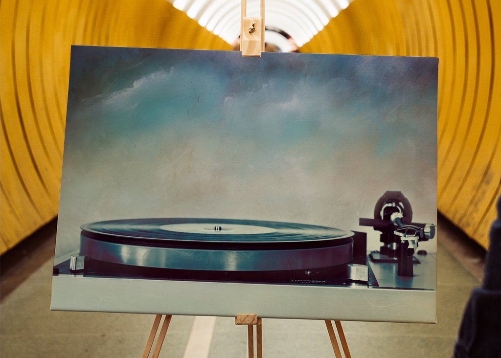 Siebziger Jahre Plattenspieler