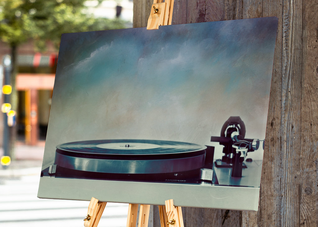 Siebziger Jahre Plattenspieler