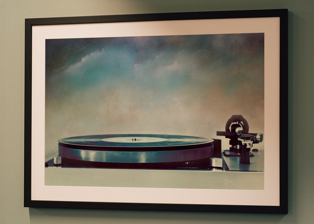 Siebziger Jahre Plattenspieler