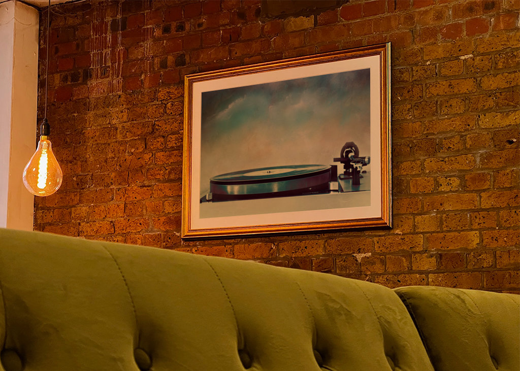 Siebziger Jahre Plattenspieler