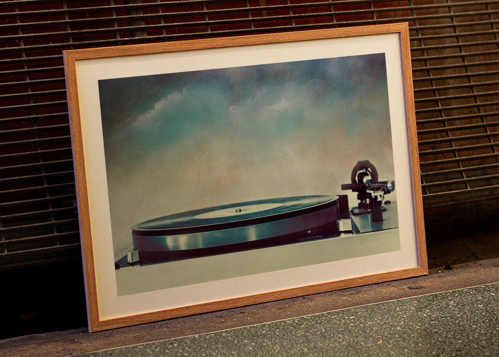 Siebziger Jahre Plattenspieler