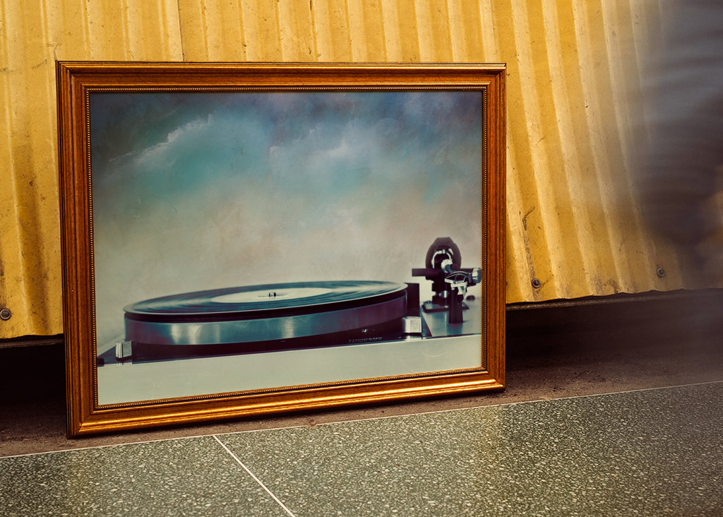 Siebziger Jahre Plattenspieler