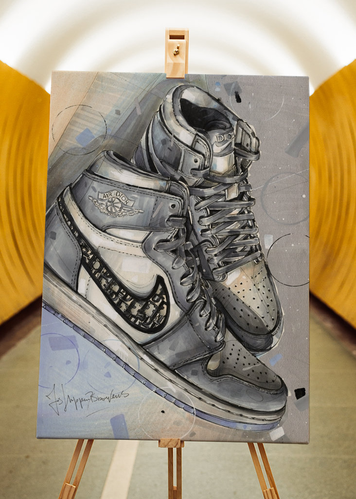 Air Dior-schilderij