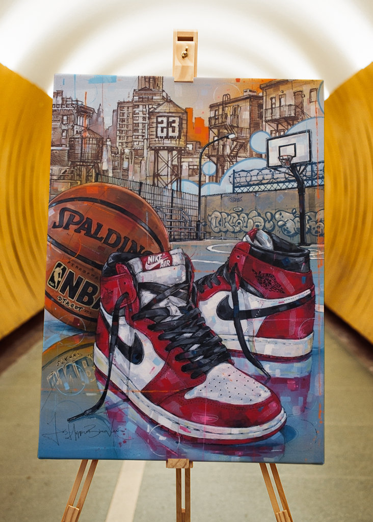 Pintura Air Jordan Basketball