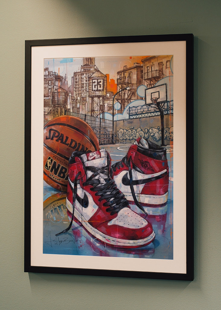 Pintura Air Jordan Basketball