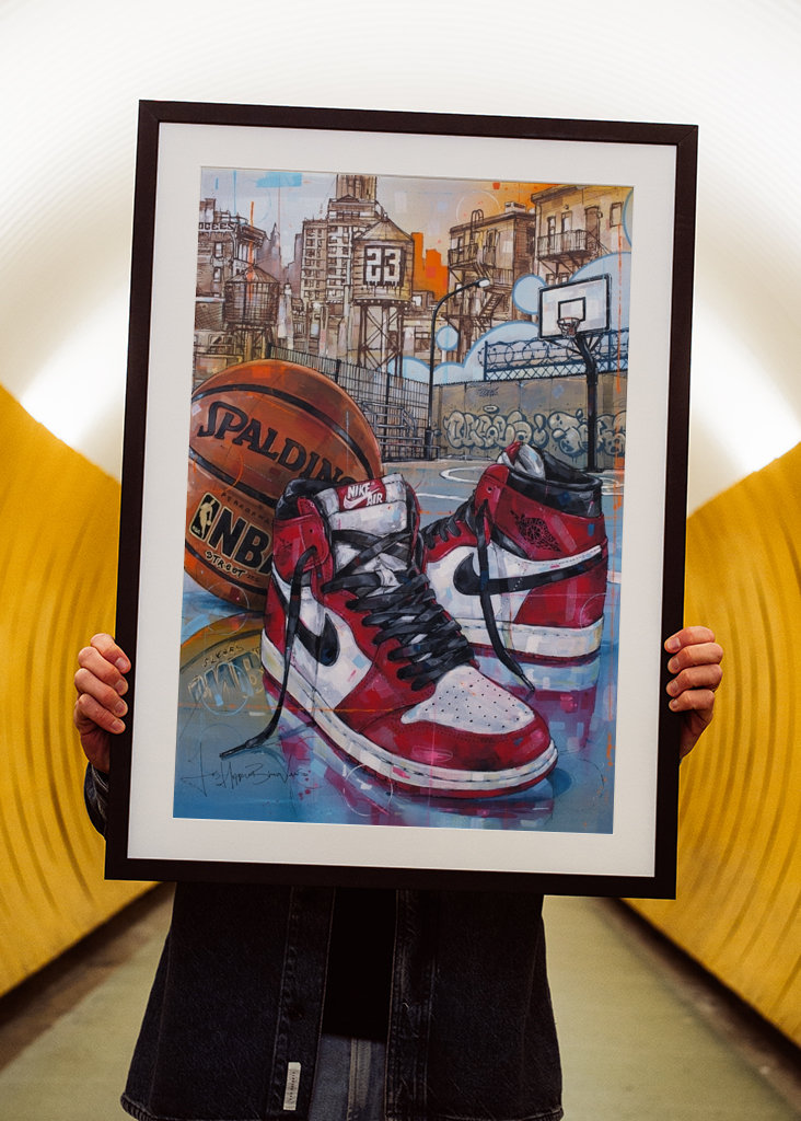 Pintura Air Jordan Basketball