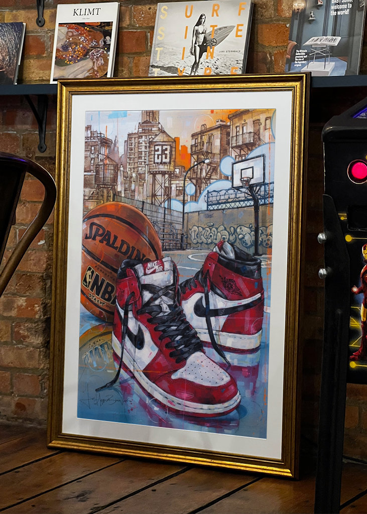 Pintura Air Jordan Basketball