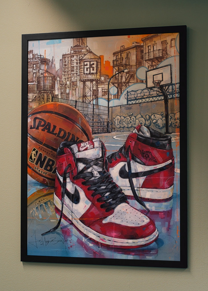 Pintura Air Jordan Basketball
