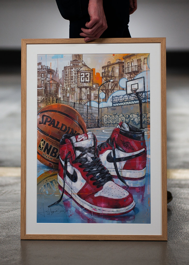 Pintura Air Jordan Basketball