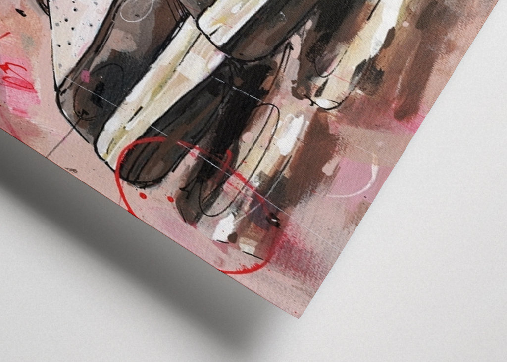 Jordan 1 Travis Scott painting