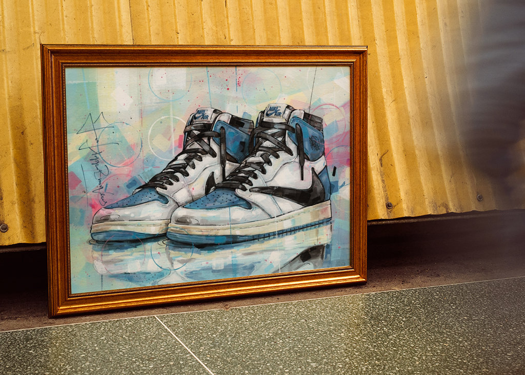 Jordan 1 Travis Scott Fragment