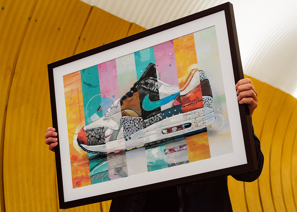 Air max 1 Parra Atmos peinture