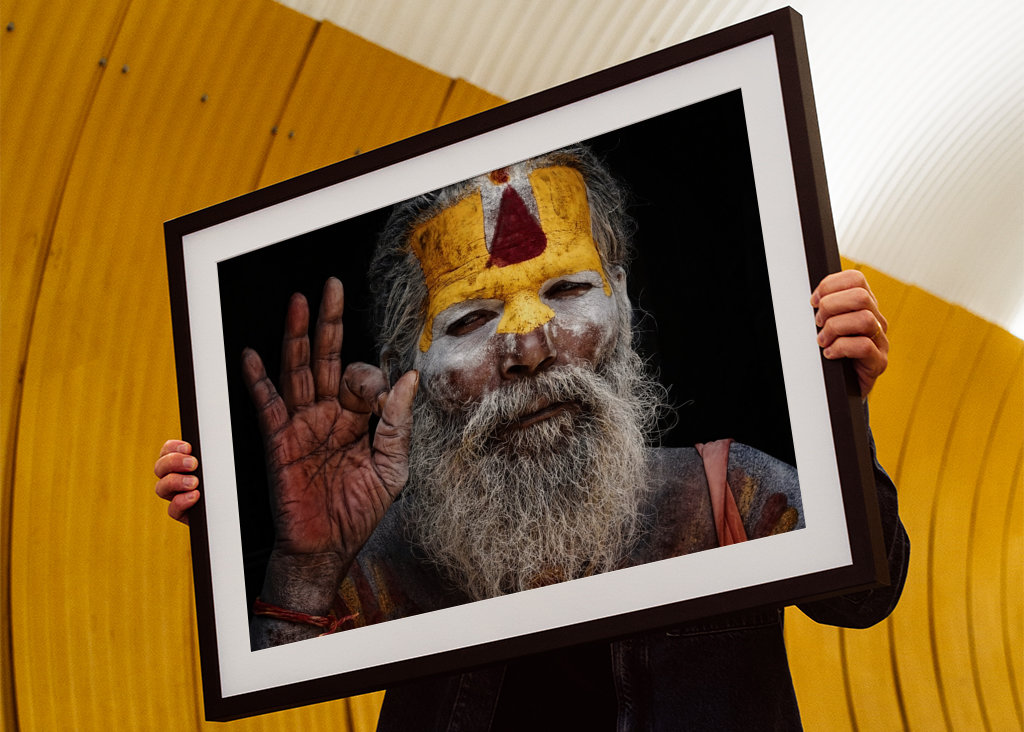 Portrait eines Hindu Sadhu