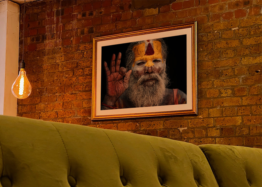 Portrait eines Hindu Sadhu