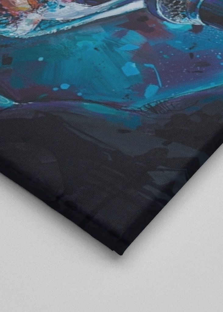 David Bowie painting.