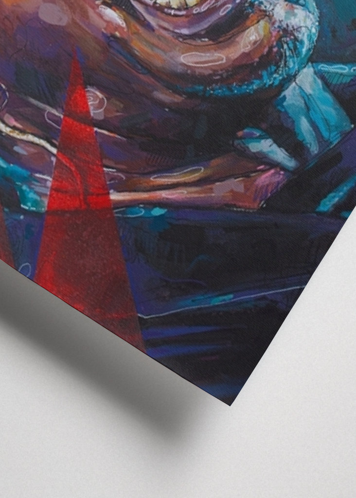 David Bowie painting.