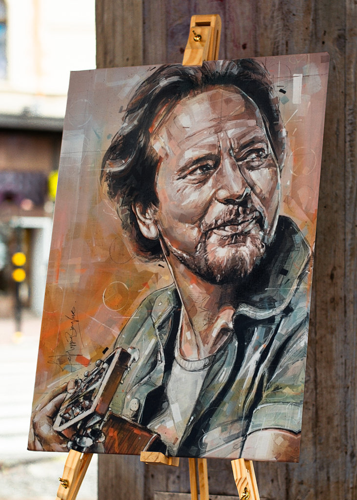 Eddie Vedder painting