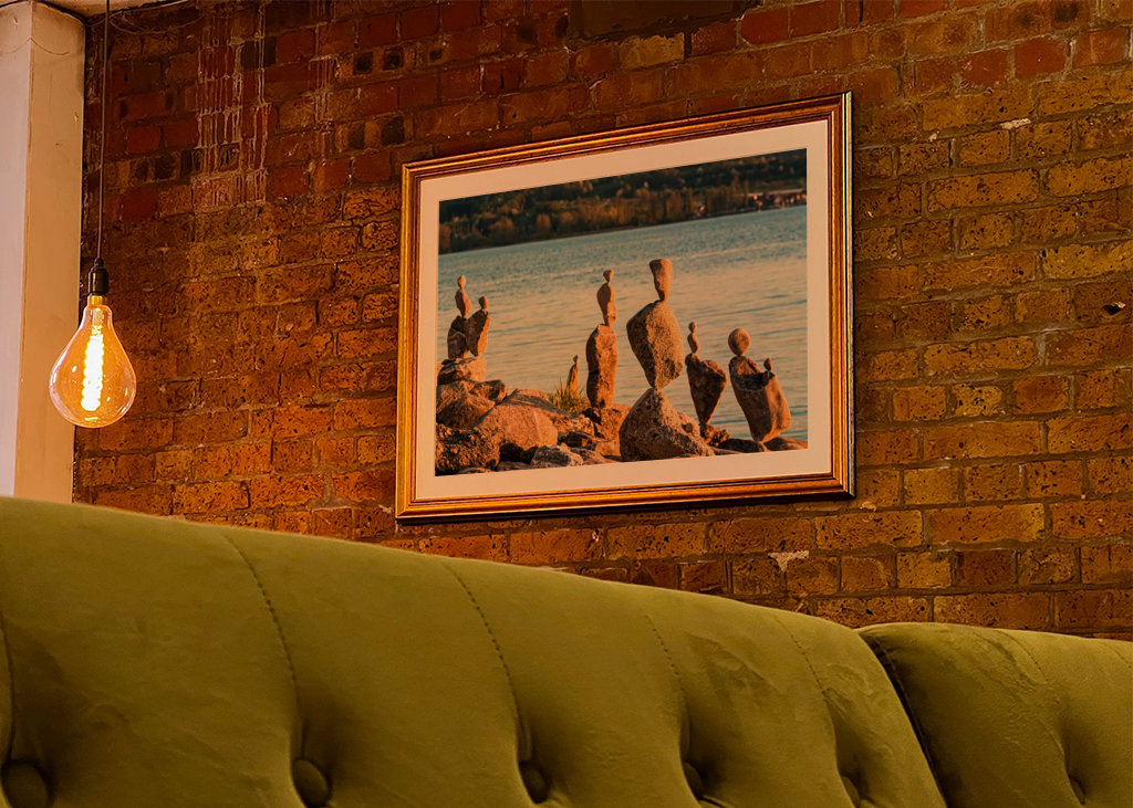 Cairns on Lake Constance