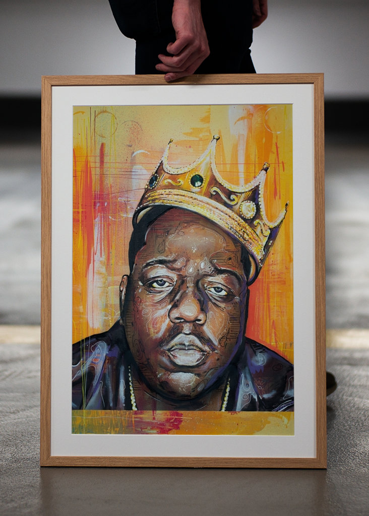Pintura de Notorious B.I.G.
