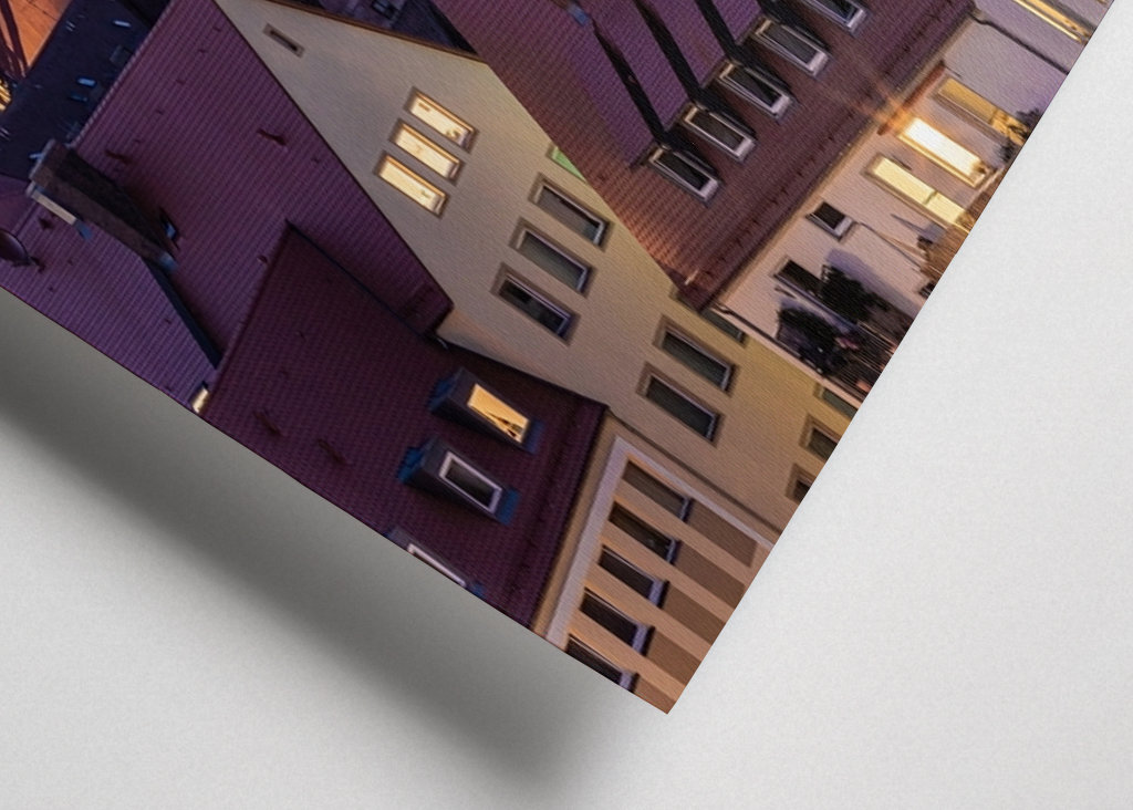 Skyline of Nuremberg at night