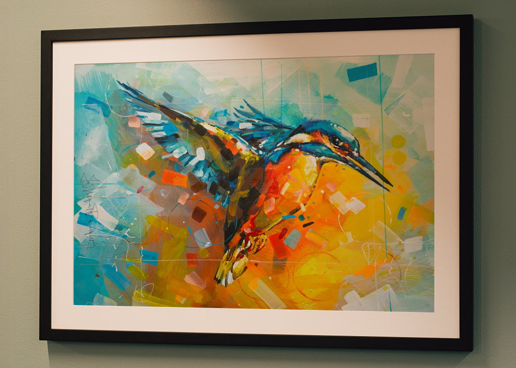 King Fisher Gemälde.