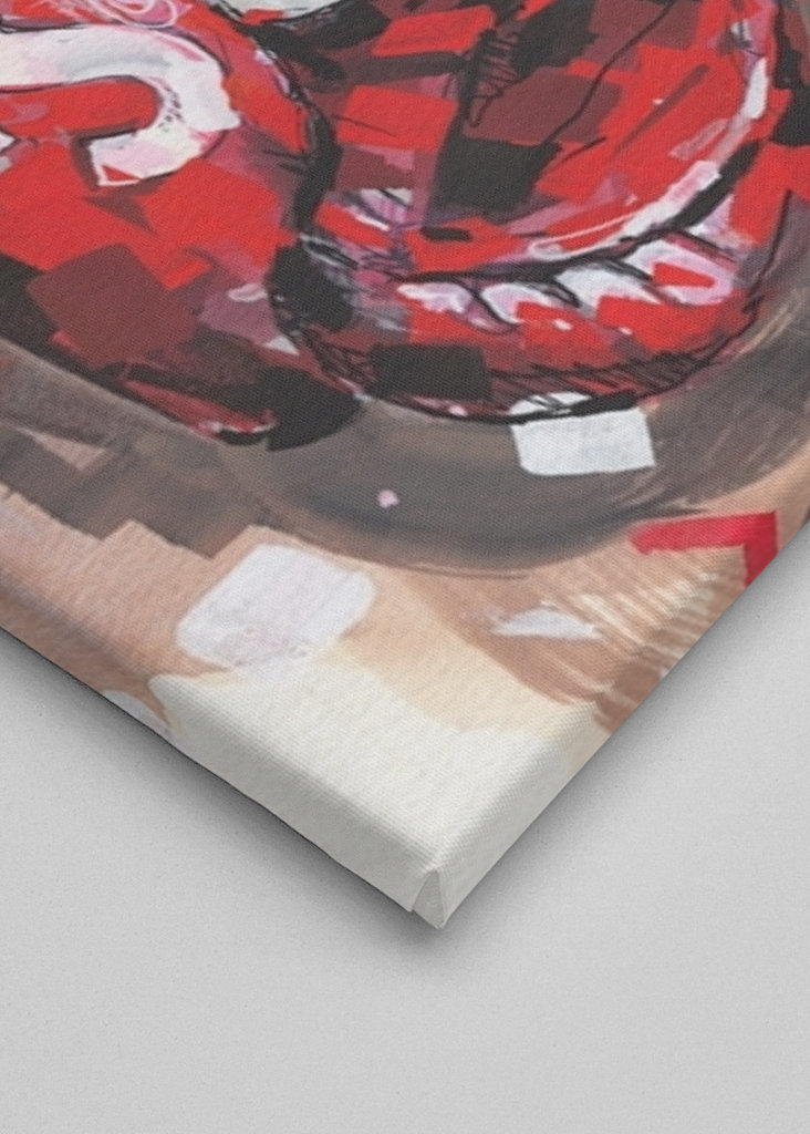 Supreme Everlast painting.