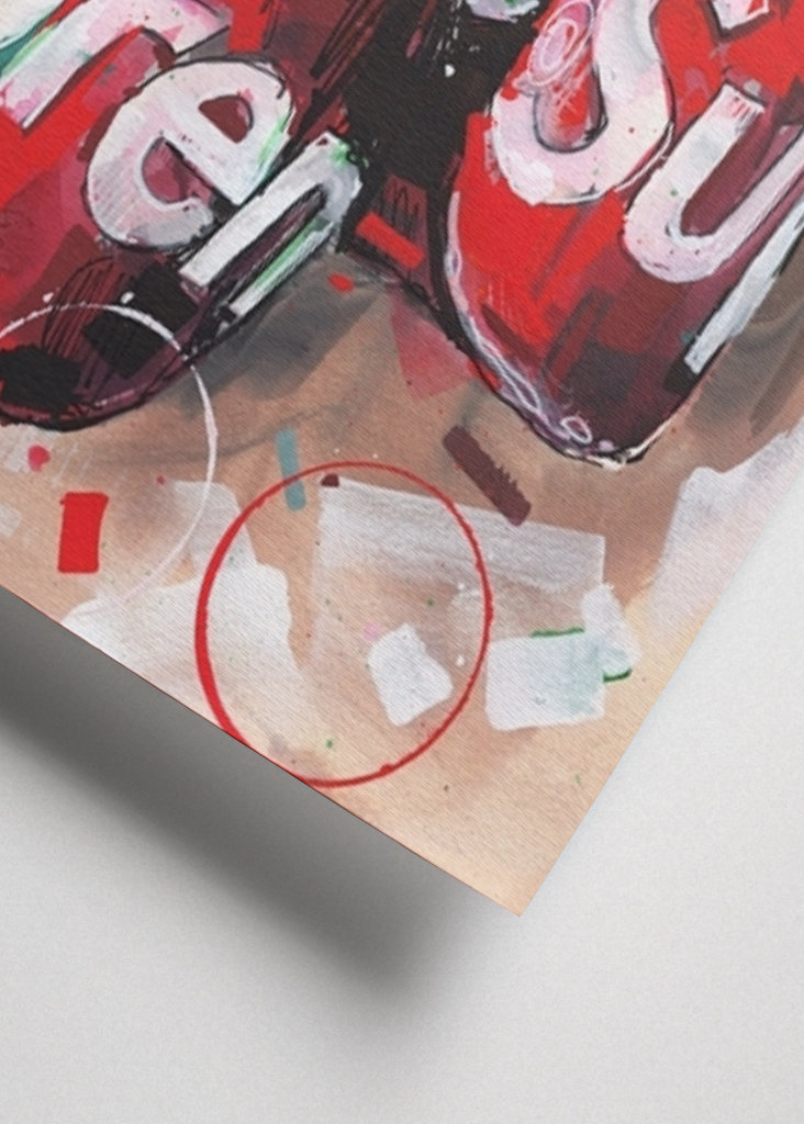 Supreme Everlast painting.