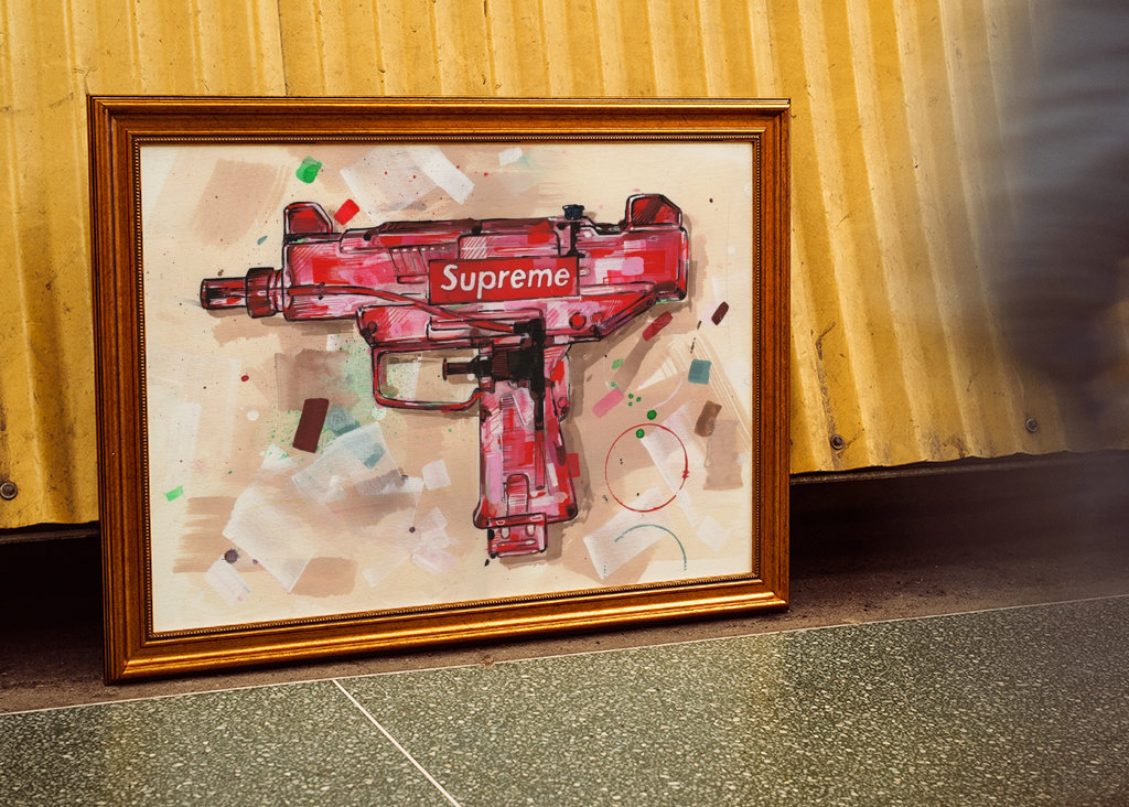 Pittura suprema della pistola ad acqua.