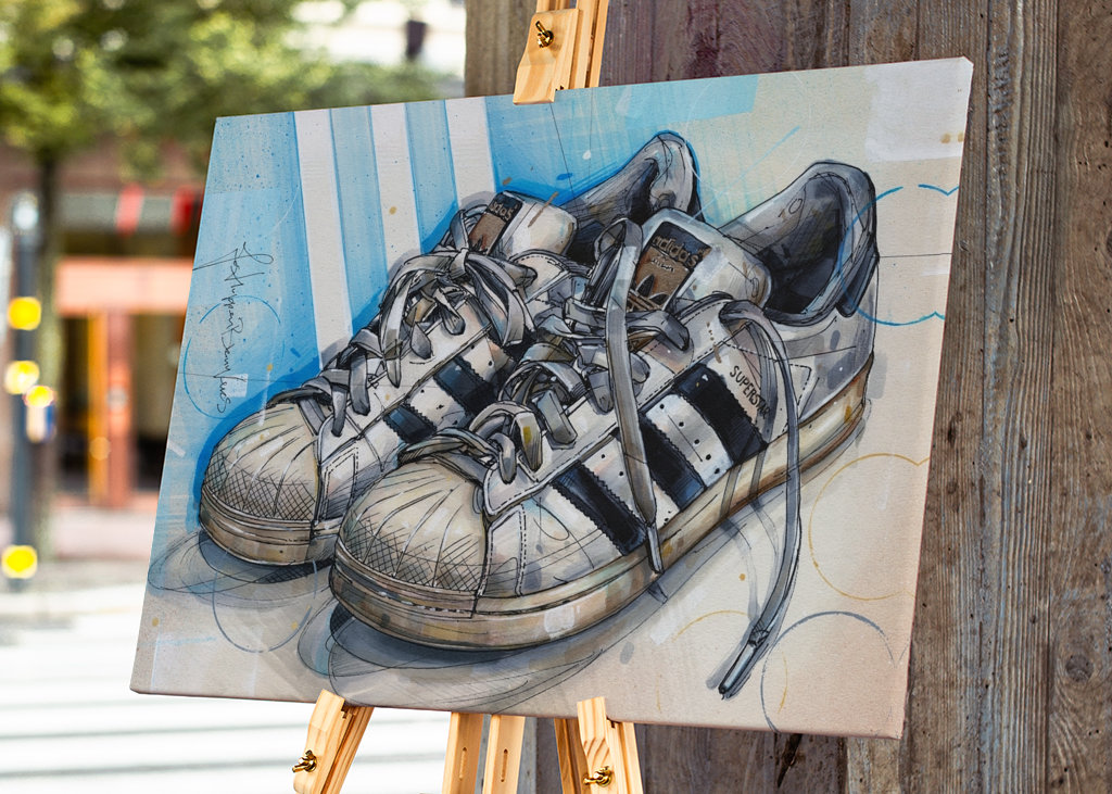 Obraz Adidas Superstar.