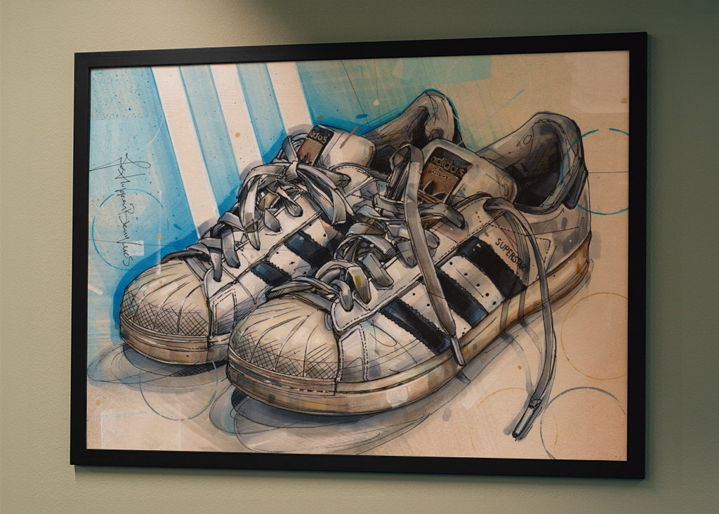 Obraz Adidas Superstar.