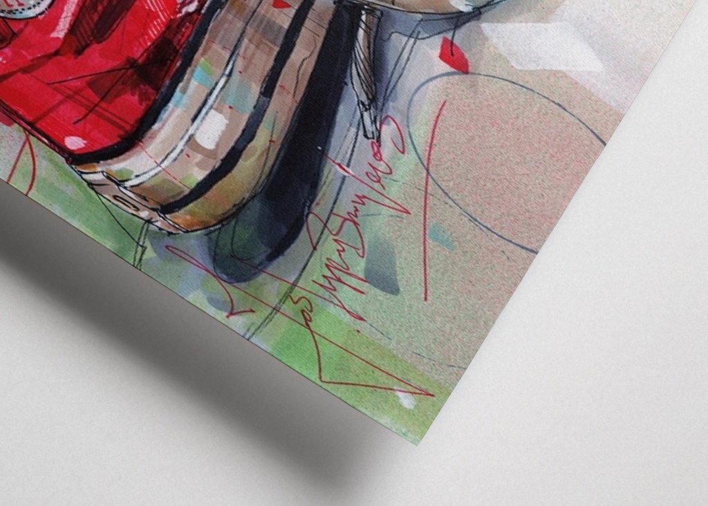 Converse All star painting.