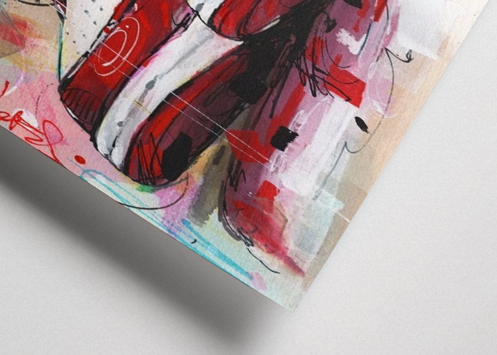 Air jordan 1 Chicago painting