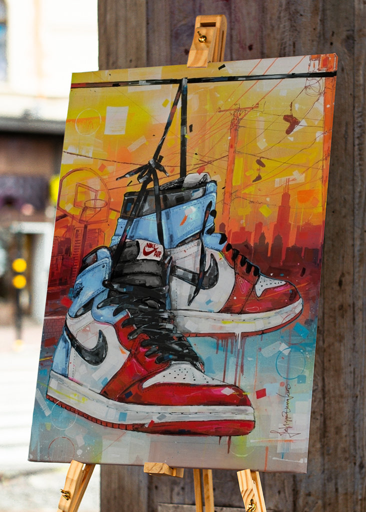 Air Jordan 1 Fearless UNC art