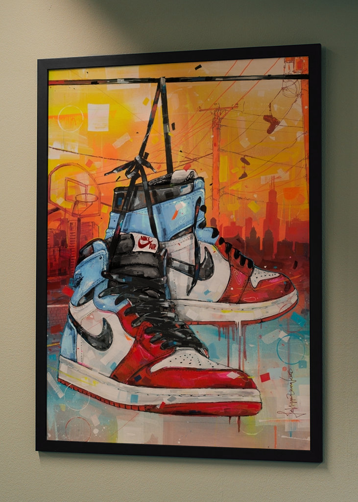 Air Jordan 1 Fearless UNC art