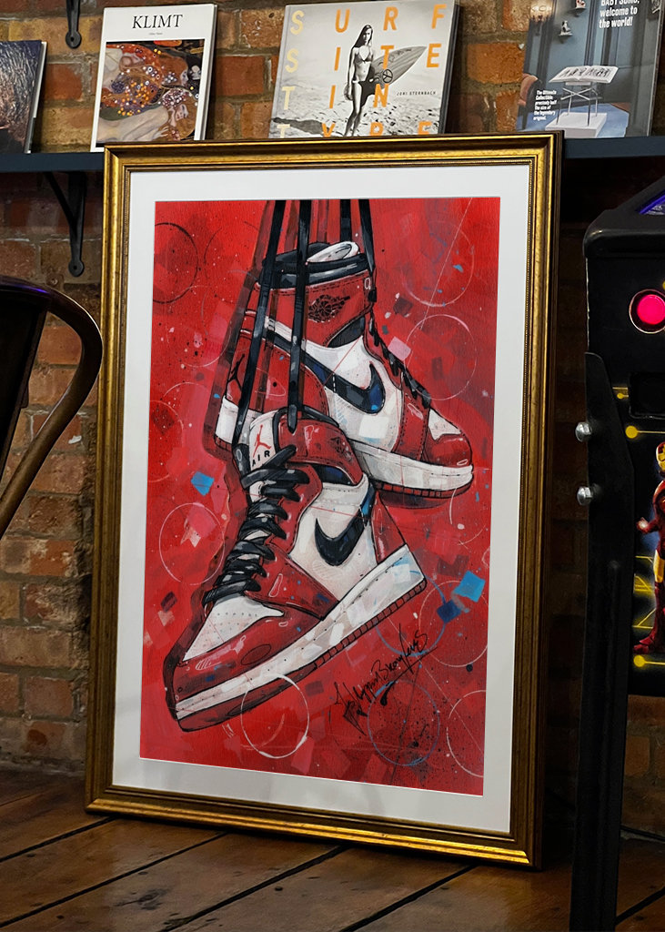 Air jordan 1 Mid peinture