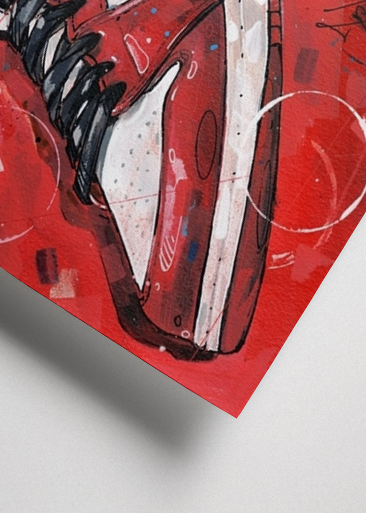 Air jordan 1 Mid peinture