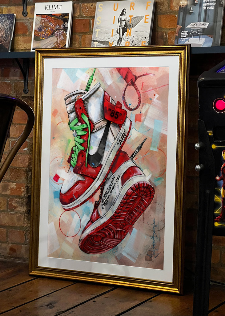 Air Jordan off-white painting