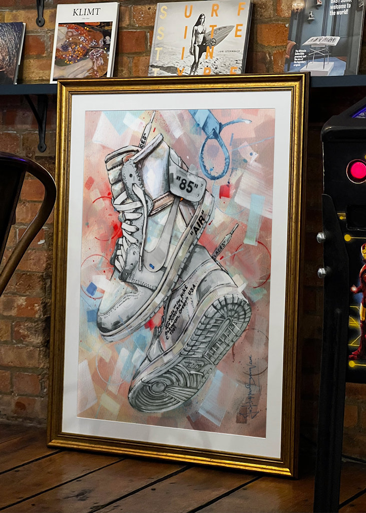 Cuadro Air jordan 1 offwhite