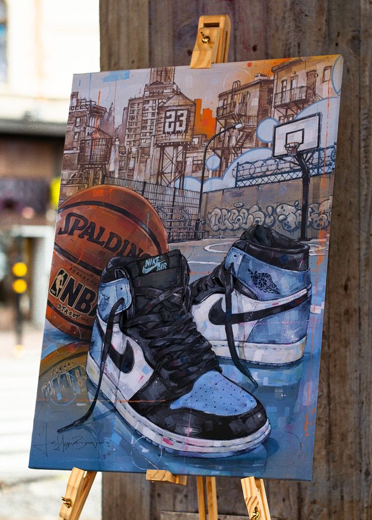Pintura Nike air jordan 1