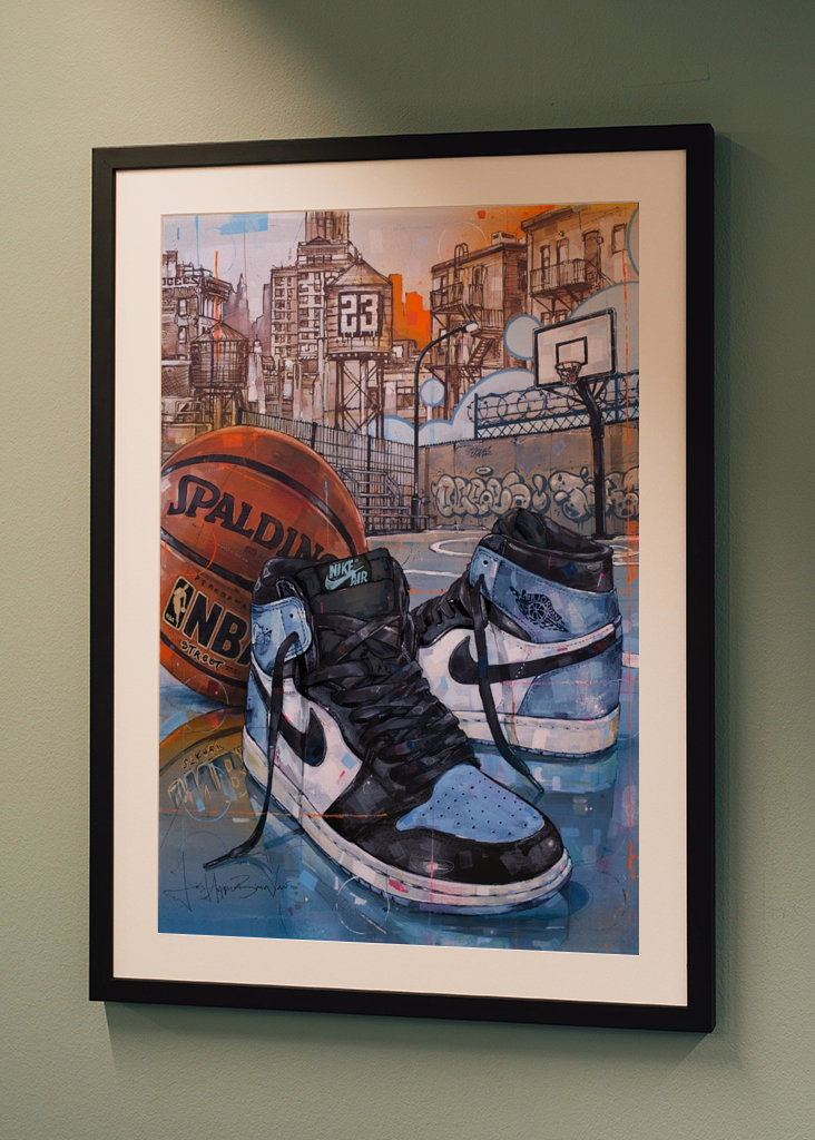 Pintura Nike air jordan 1
